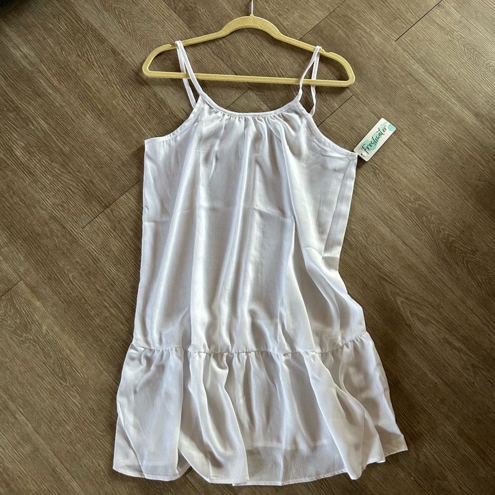 Tiered Swim Coverup Dress
